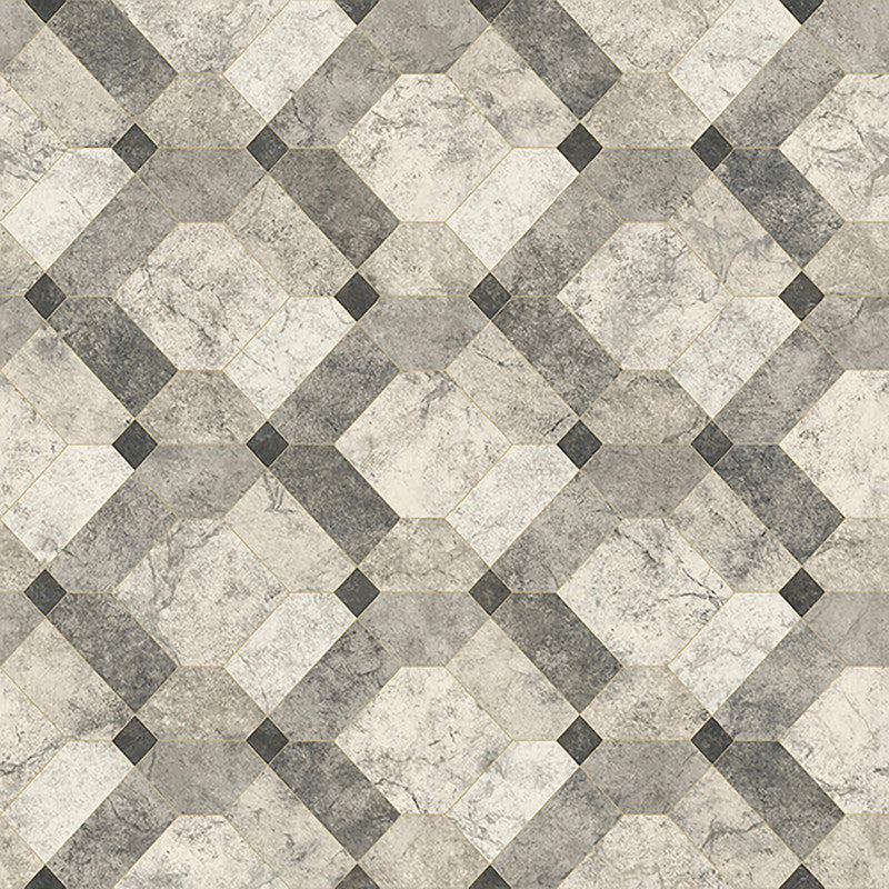 media image for Geo Contemporary Wallpaper in Grey 250