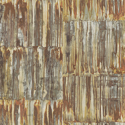 product image of Foil Abstract Wallpaper in Copper/Gold 518