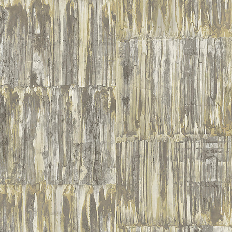 media image for Foil Abstract Wallpaper in Yellow/Grey 248