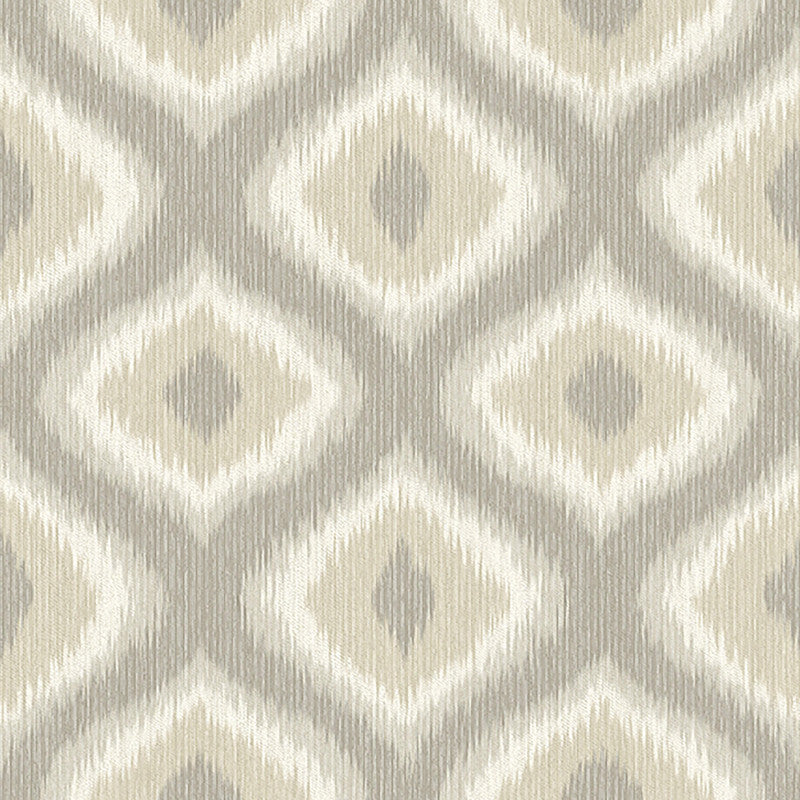 media image for Ogee Modern Ikat Wallpaper in Indigo 284