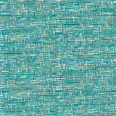 product image of Faux Grasscloth Wallpaper in Teal 514