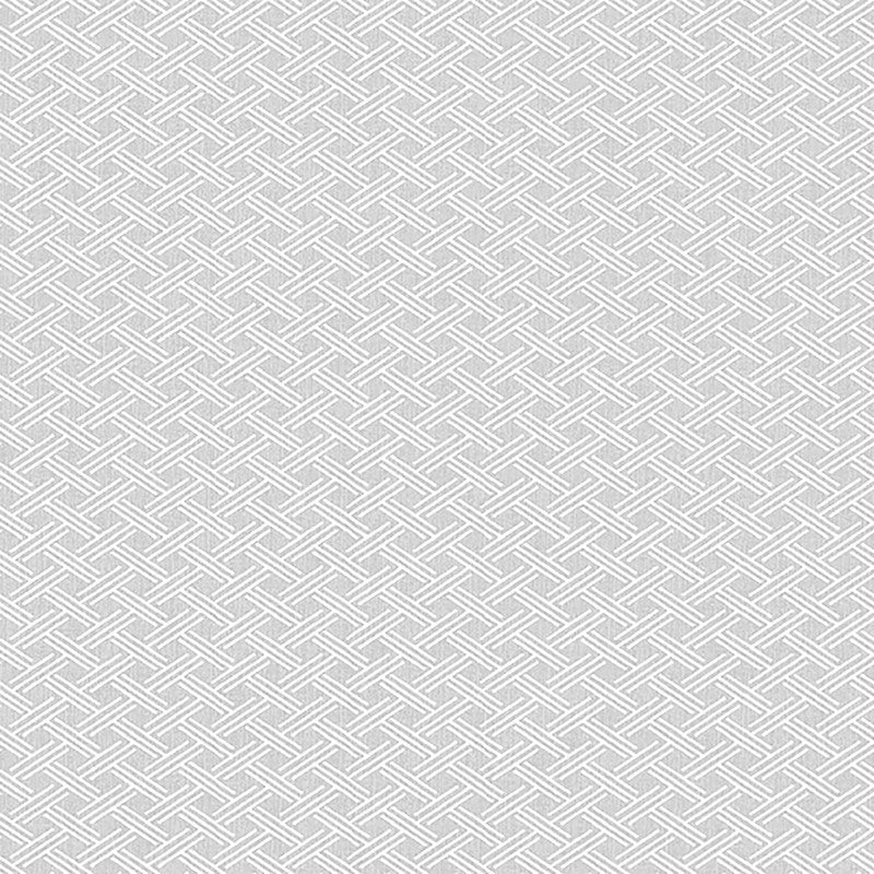 media image for Basketweave Wallpaper in Grey/Cream 245