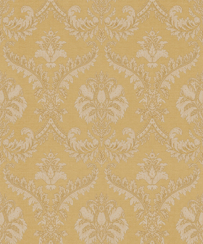 media image for Damasco Wallpaper in Golden Yellow 242