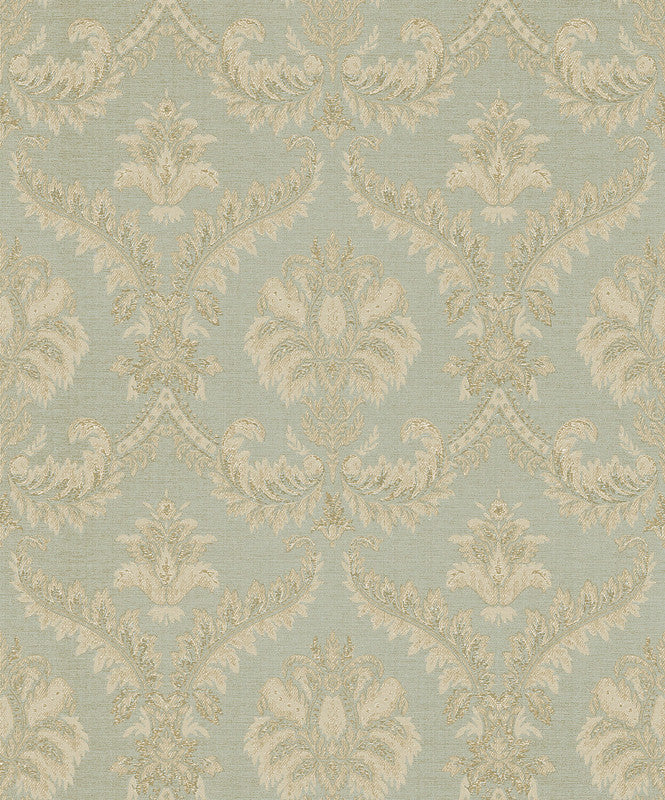 media image for Damasco Wallpaper in Tiffany Blue 259