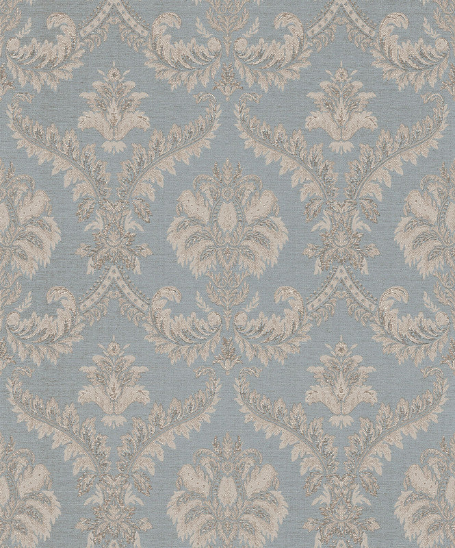 media image for Damasco Wallpaper in Celeste Blue 25