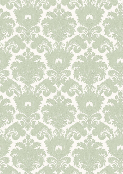 product image of Damasco Wallpaper in Medium Blue 520