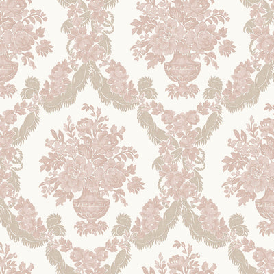 product image of Damasco Wallpaper in Pink 529