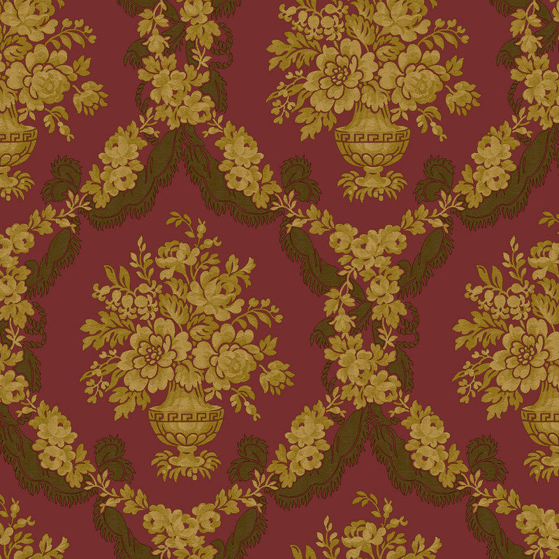 media image for Damasco Wallpaper in Rosso 284