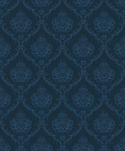 product image of Damasco Wallpaper in Blu 547