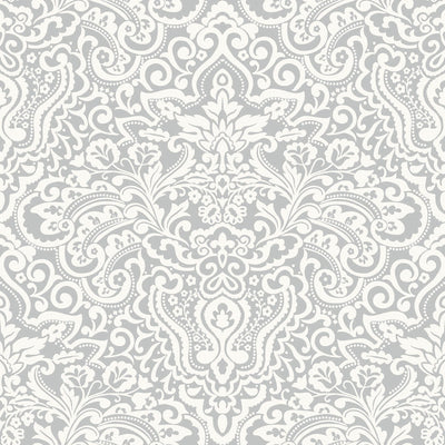 product image of Damasco Wallpaper in Argento 583