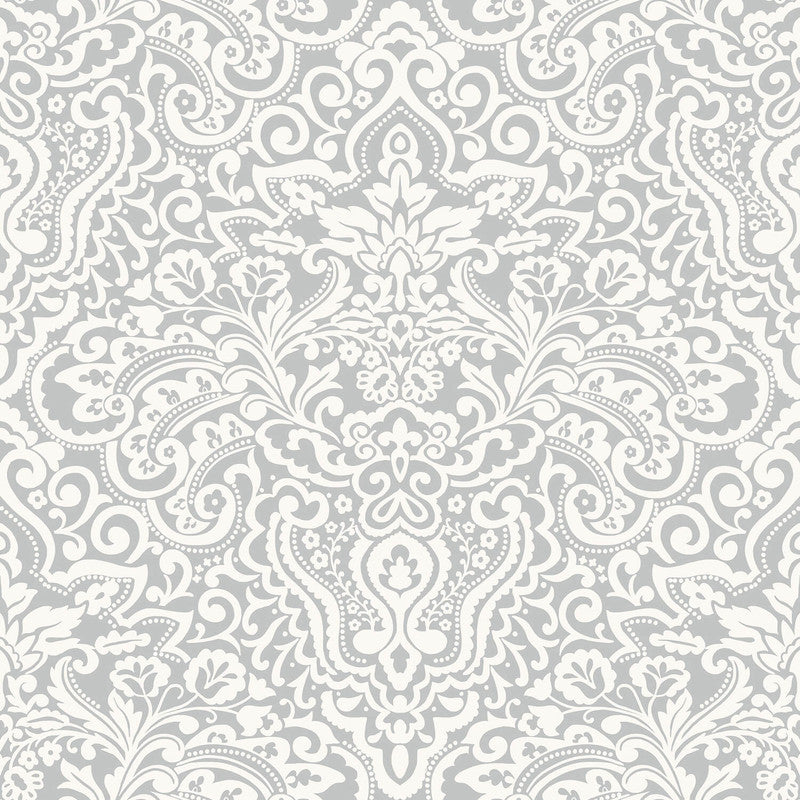 media image for Damasco Wallpaper in Argento 284