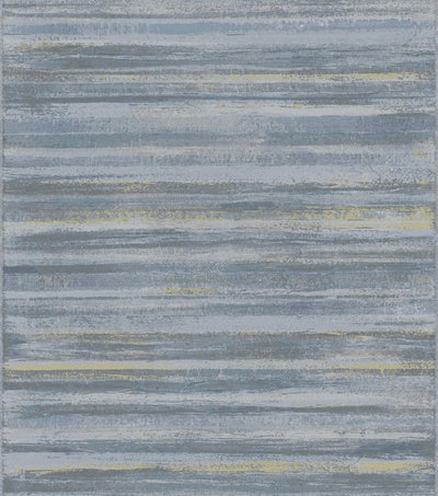 product image for Italian Style Stripe Wallpaper in Blue/Gold 79