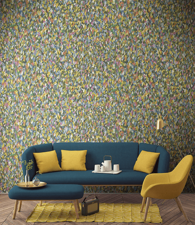 product image for Blumen Wallpaper in Aqua 75