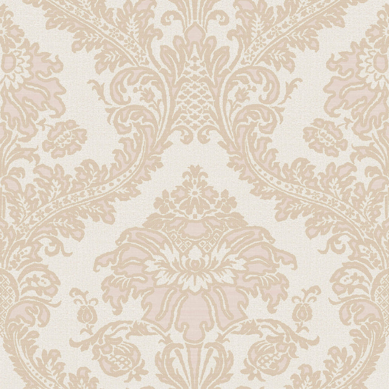 media image for Damasco Superior Pink Wallpaper from Cottage Chic Collection by Galerie Wallcoverings 276