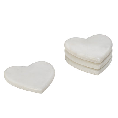 product image of marble heart 4 piece 4 coaster set 1 515