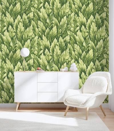 product image for Samoa Avocado Wallpaper from the Tropical Collection by Galerie Wallcoverings 65