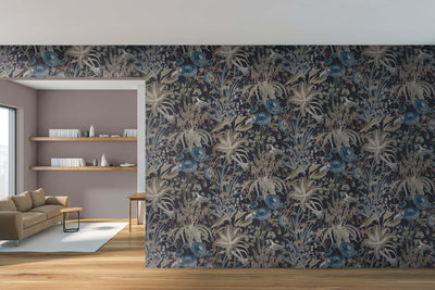 product image for Moorea Blackberry Wallpaper from the Tropical Collection by Galerie Wallcoverings 55