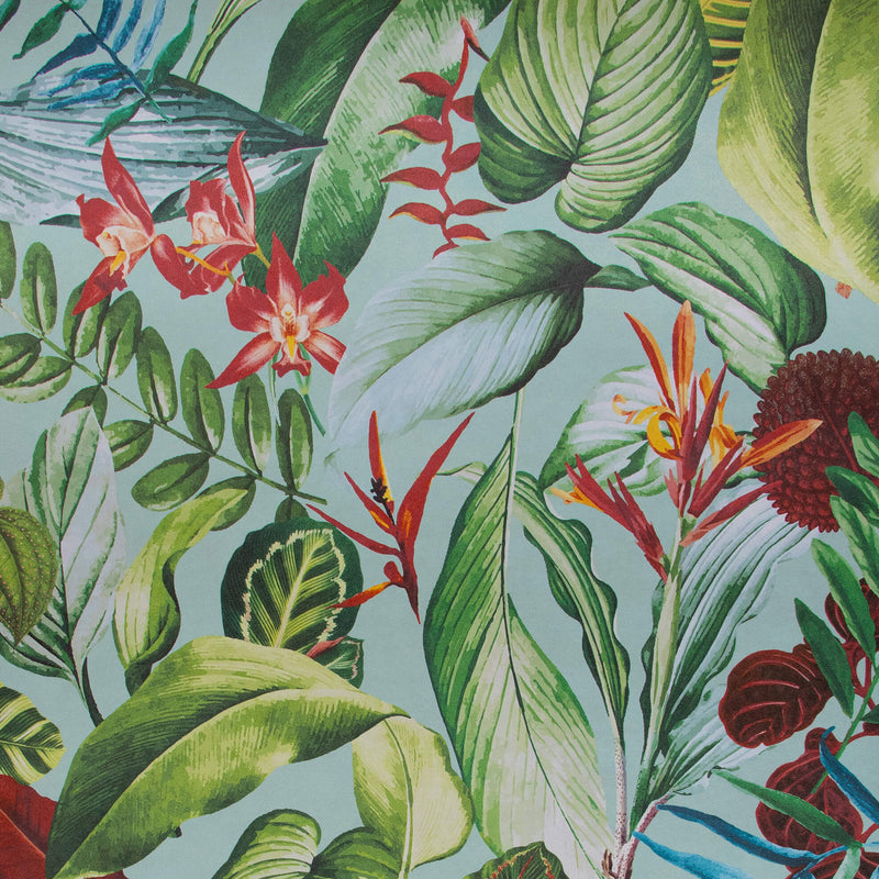 media image for sample kiribati blue banana wallpaper from the tropical collection by galerie wallcoverings 1 283