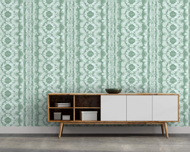 media image for Batik Aqua Wallpaper from the Crafted Collection by Galerie Wallcoverings 235