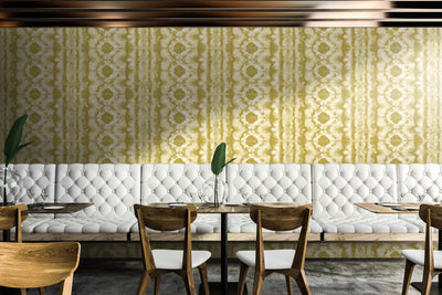 product image for Batik Green Gold Wallpaper from the Crafted Collection by Galerie Wallcoverings 35