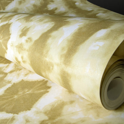 product image for Batik Green Gold Wallpaper from the Crafted Collection by Galerie Wallcoverings 62