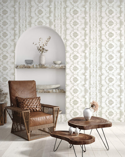 product image for Batik Taupe Grey Wallpaper from the Crafted Collection by Galerie Wallcoverings 4