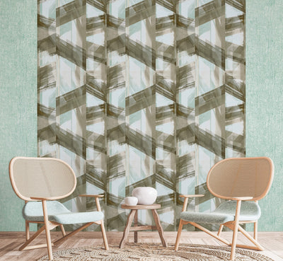 product image for Glaze Aqua Wallpaper from the Crafted Collection by Galerie Wallcoverings 97