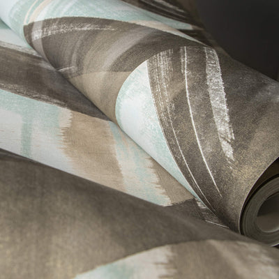 product image for Glaze Aqua Wallpaper from the Crafted Collection by Galerie Wallcoverings 85