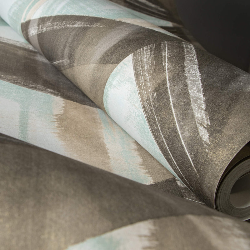 media image for Glaze Aqua Wallpaper from the Crafted Collection by Galerie Wallcoverings 286