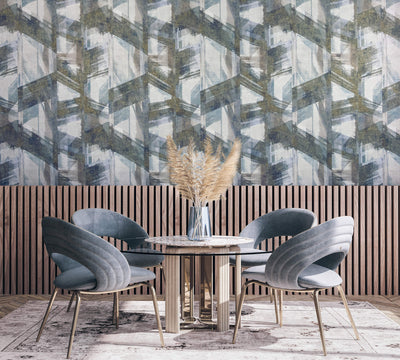 product image for Glaze Indigo Wallpaper from the Crafted Collection by Galerie Wallcoverings 85