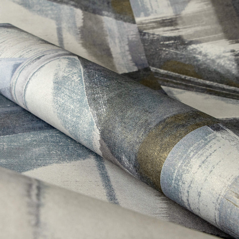 media image for Glaze Indigo Wallpaper from the Crafted Collection by Galerie Wallcoverings 290