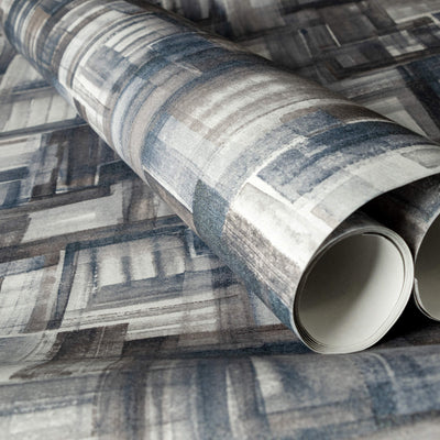 product image for Brush Indigo Wallpaper from the Crafted Collection by Galerie Wallcoverings 99