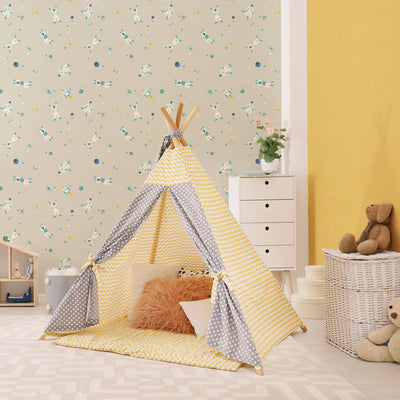 product image for Mini Dots Yellow Wallpaper from the Great Kids Collection by Galerie Wallcoverings 74