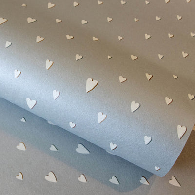 product image for Hearts Light Blue Wallpaper from the Great Kids Collection by Galerie Wallcoverings 3