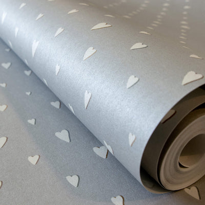 product image for Hearts Light Blue Wallpaper from the Great Kids Collection by Galerie Wallcoverings 12