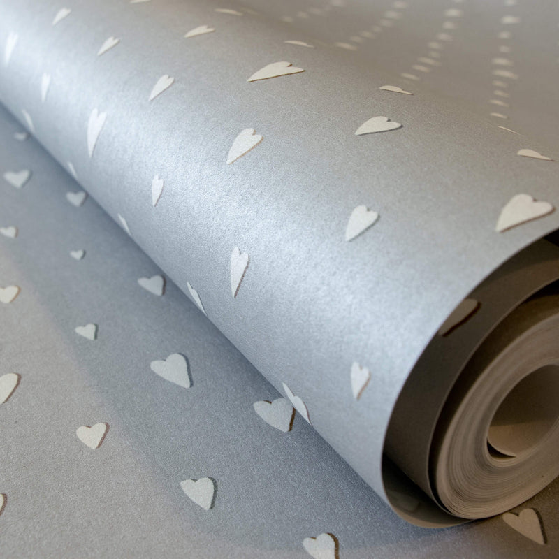 media image for Hearts Light Blue Wallpaper from the Great Kids Collection by Galerie Wallcoverings 276