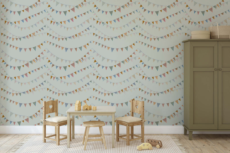 media image for Garland Sage Wallpaper from the Great Kids Collection by Galerie Wallcoverings 254