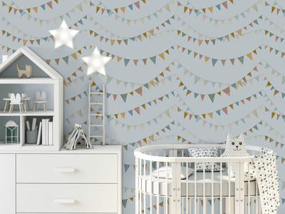 product image for Garland Light Blue Wallpaper from the Great Kids Collection by Galerie Wallcoverings 78