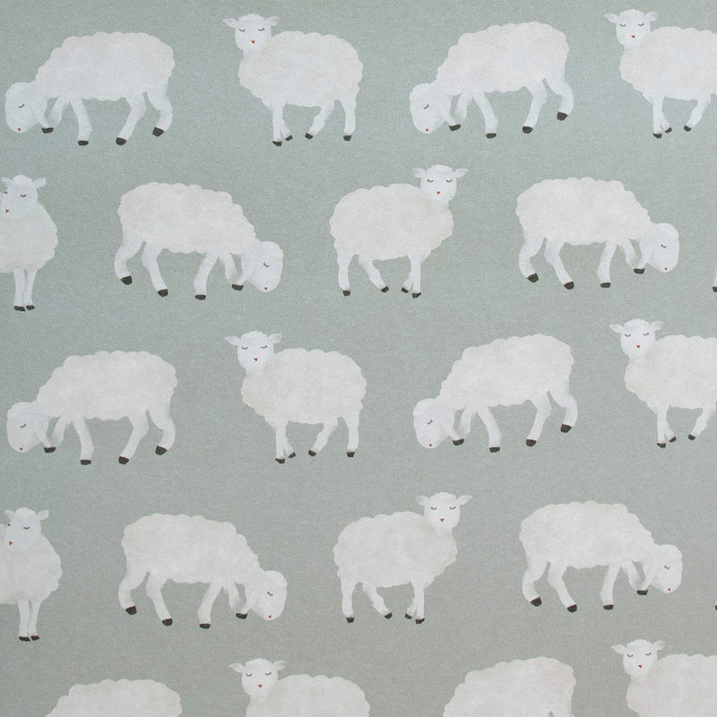 media image for sample sweet sheep sage wallpaper from the great kids collection by galerie wallcoverings 1 261