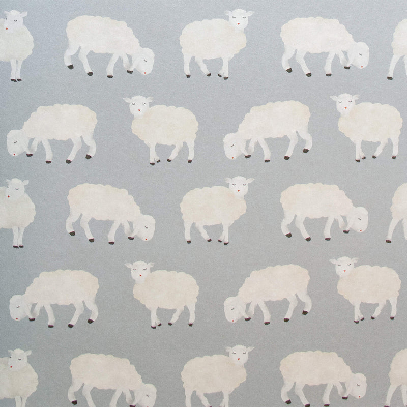 media image for sample sweet sheep light blue wallpaper from the great kids collection by galerie wallcoverings 1 227