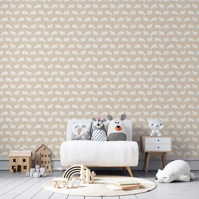 product image for Sweet Sheep Beige Wallpaper from the Great Kids Collection by Galerie Wallcoverings 73