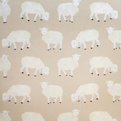 product image for Sweet Sheep Beige Wallpaper from the Great Kids Collection by Galerie Wallcoverings 7