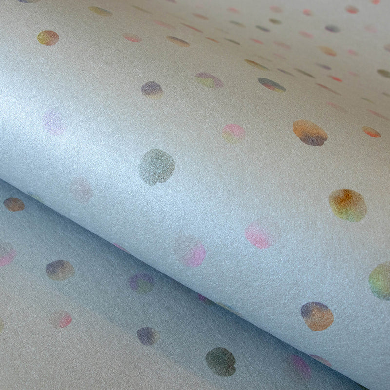 media image for Watercolor Dots Light Blue Wallpaper from the Great Kids Collection by Galerie Wallcoverings 229