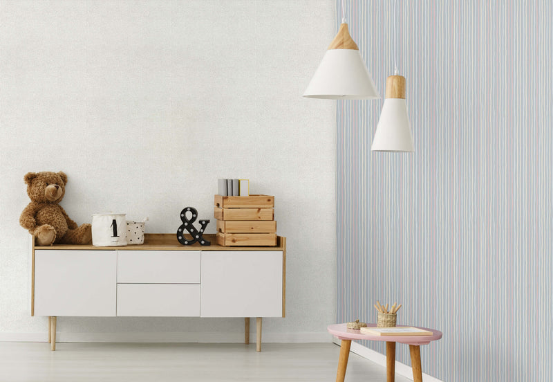 media image for Stripes Light Blue Wallpaper from the Great Kids Collection by Galerie Wallcoverings 257