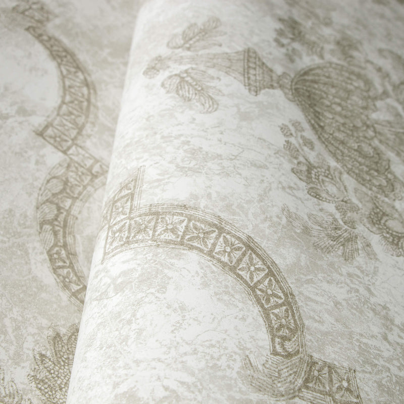 media image for Porto Sand Beige Wallpaper from the Azulejo Collection by Galerie Wallcoverings 258