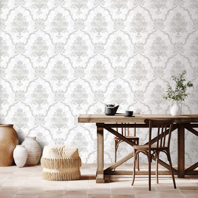 product image for Porto Fossil Grey Wallpaper from the Azulejo Collection by Galerie Wallcoverings 20