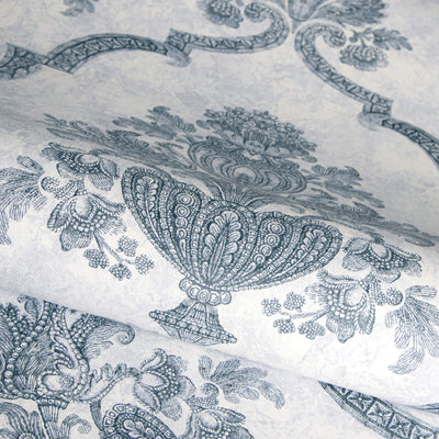 product image for Porto Chalky Blue Wallpaper from the Azulejo Collection by Galerie Wallcoverings 9