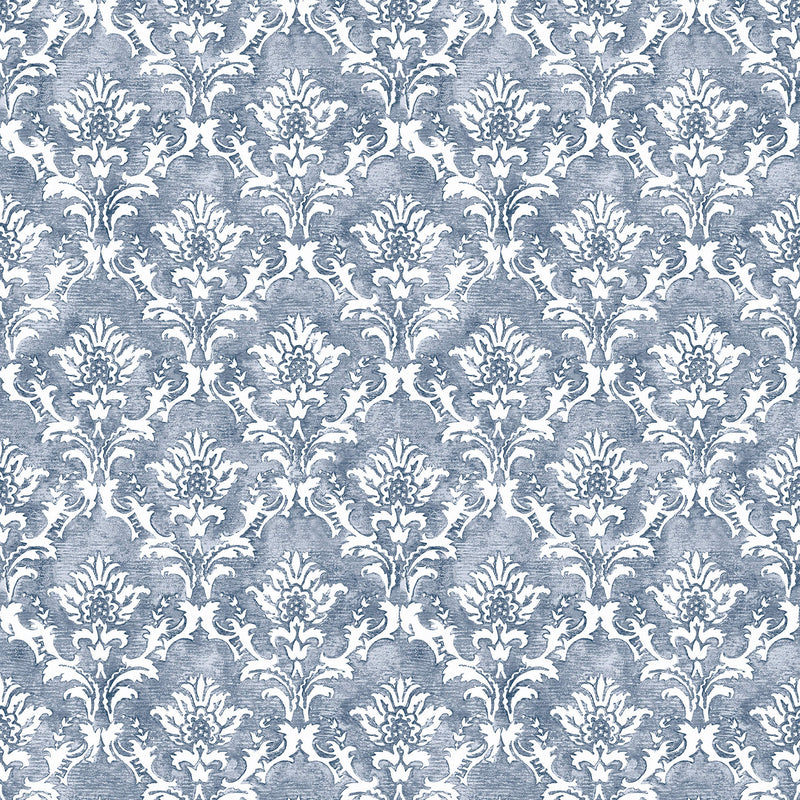 media image for Lisboa Chalky Blue Wallpaper from the Azulejo Collection by Galerie Wallcoverings 24