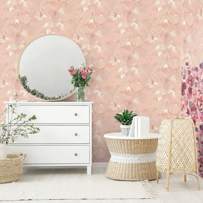 product image for Paeonia Plain Wallpaper in Blush  5