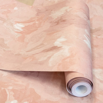 product image for Paeonia Plain Wallpaper in Blush  8